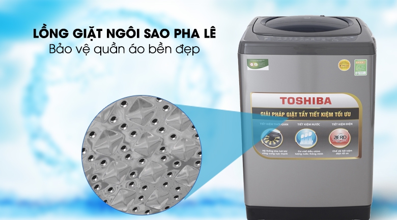 Máy giặt cửa trên 9kg hàng đầu của Toshiba